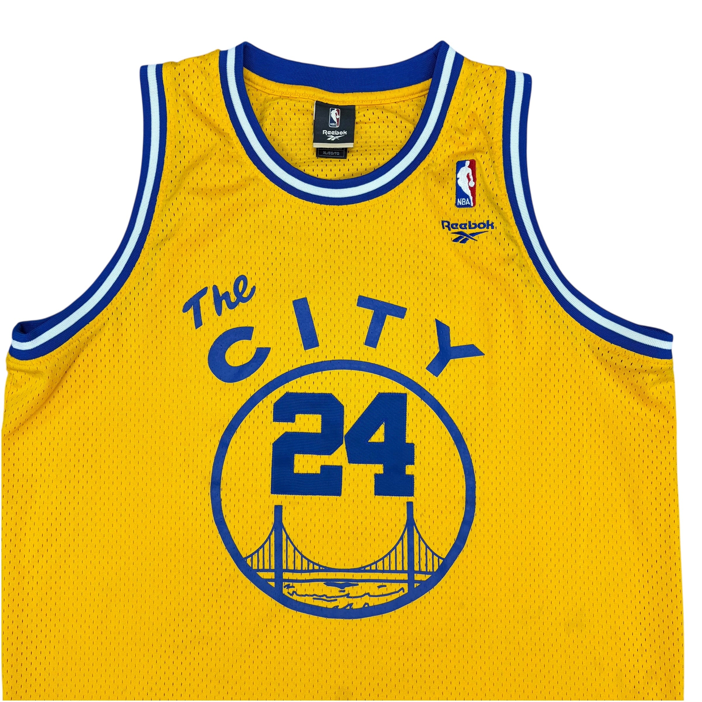 Vintage Reebok NBA Hardwood Classics Golden State Warriors Rick Barry Jersey