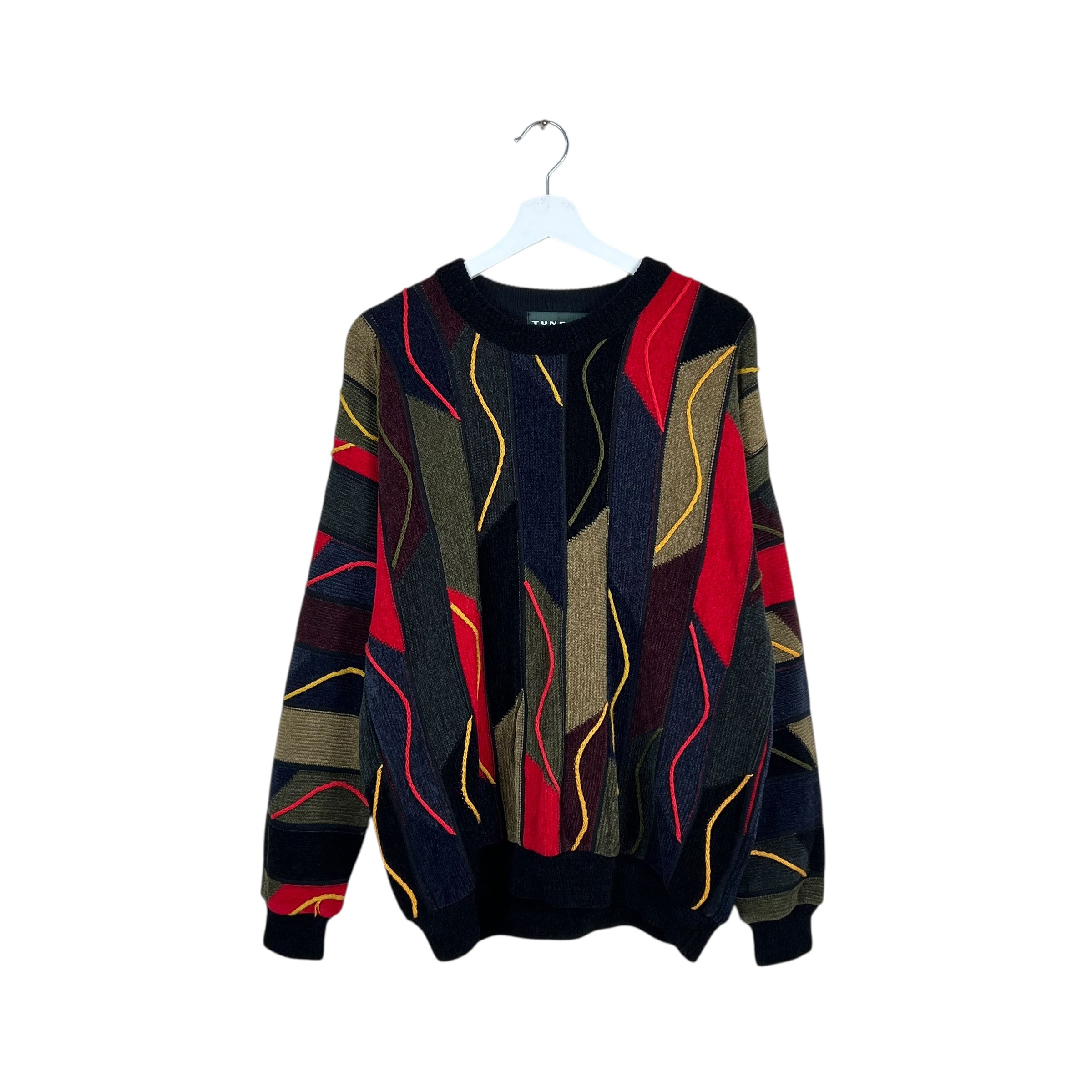 Vintage Tundra 3D Cable Knit Multi