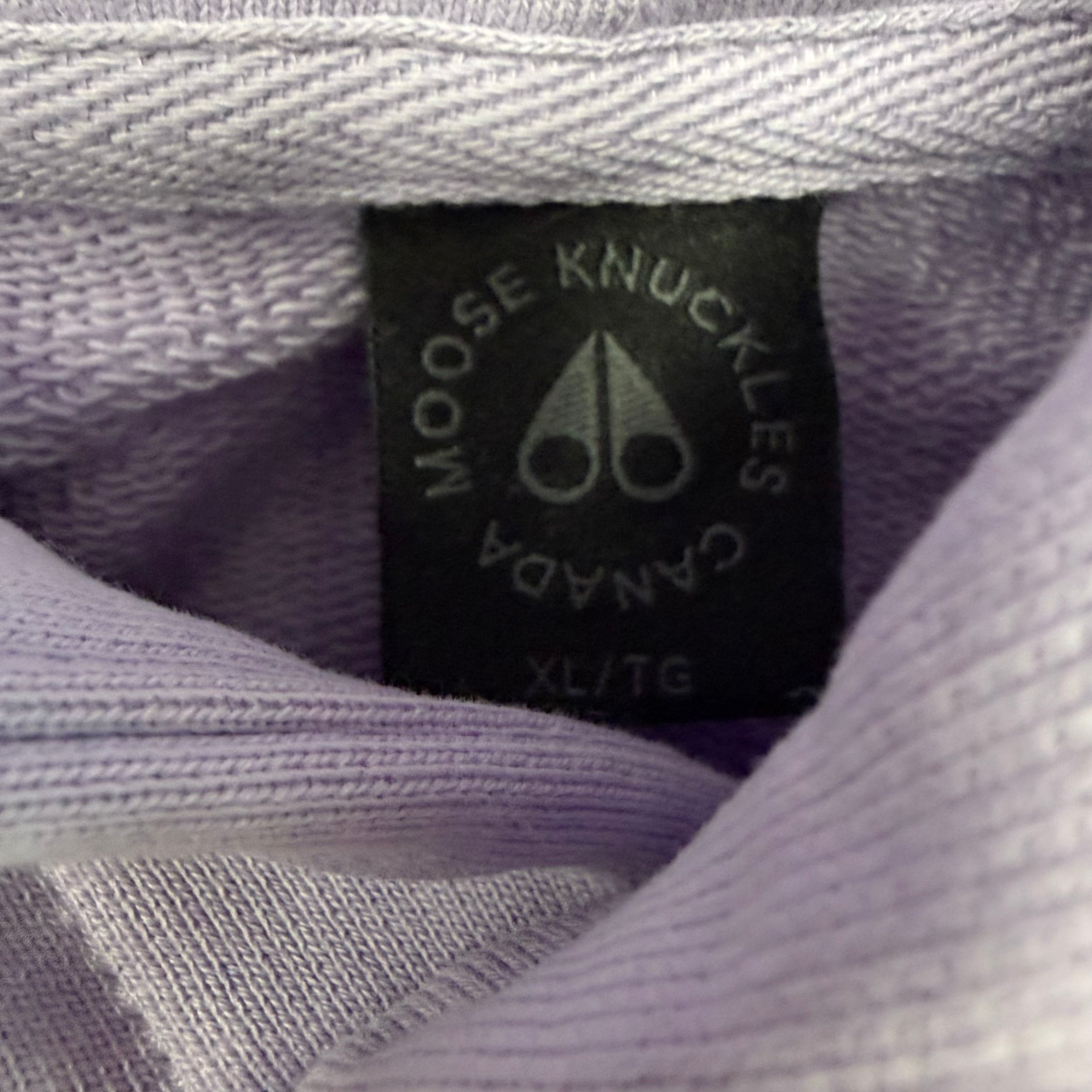 Moose Knuckles Serge Cotton Pullover Lavender