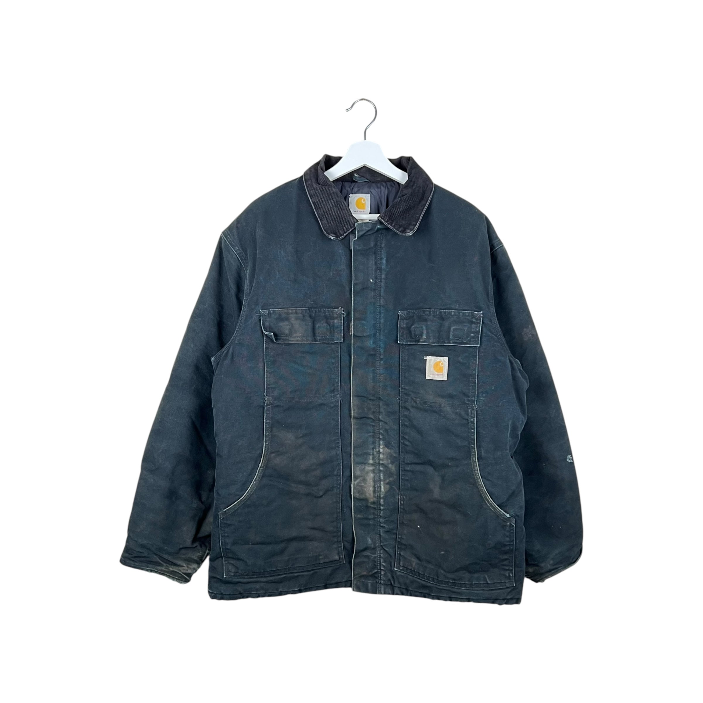 Vintage Carhartt Arctic Quilted Full Zip Jacket Black