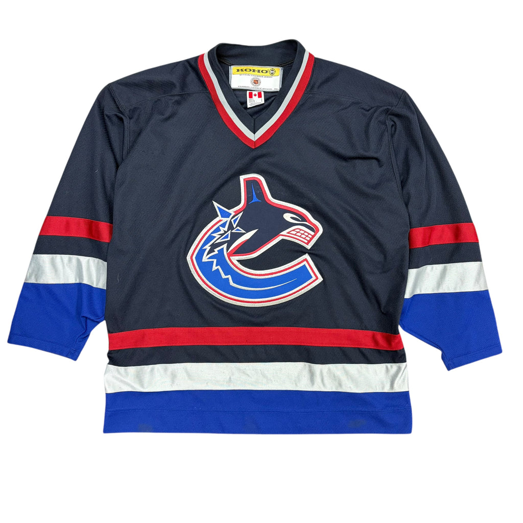 Vintage KOHO NHL Vancouver Canucks Blank Away Jersey