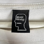 Brain Dead Embroidered Logo Tee White