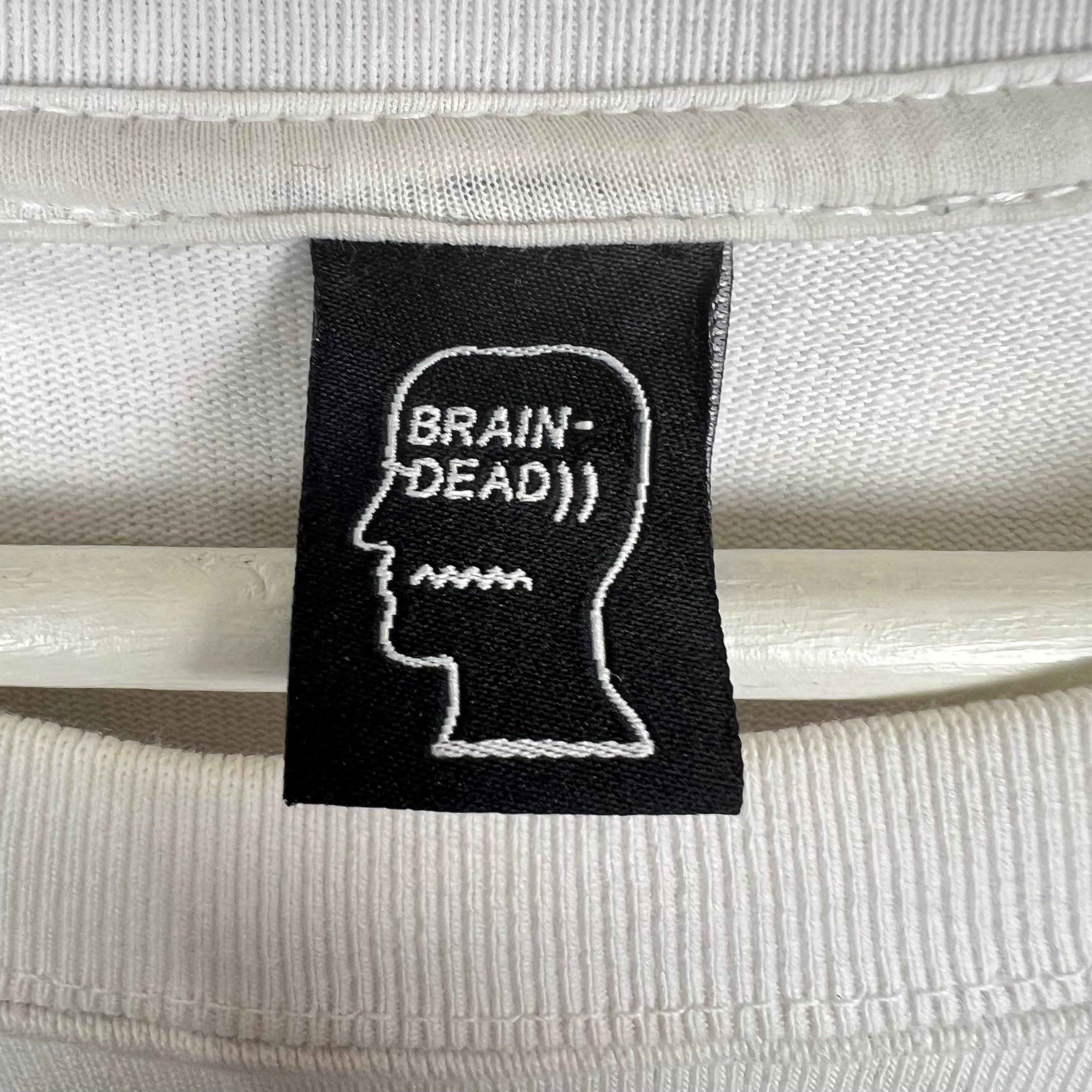 Brain Dead Embroidered Logo Tee White