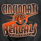 1995 Competitor NFL Cincinnati Bengals Logo Spellout Crewneck Black