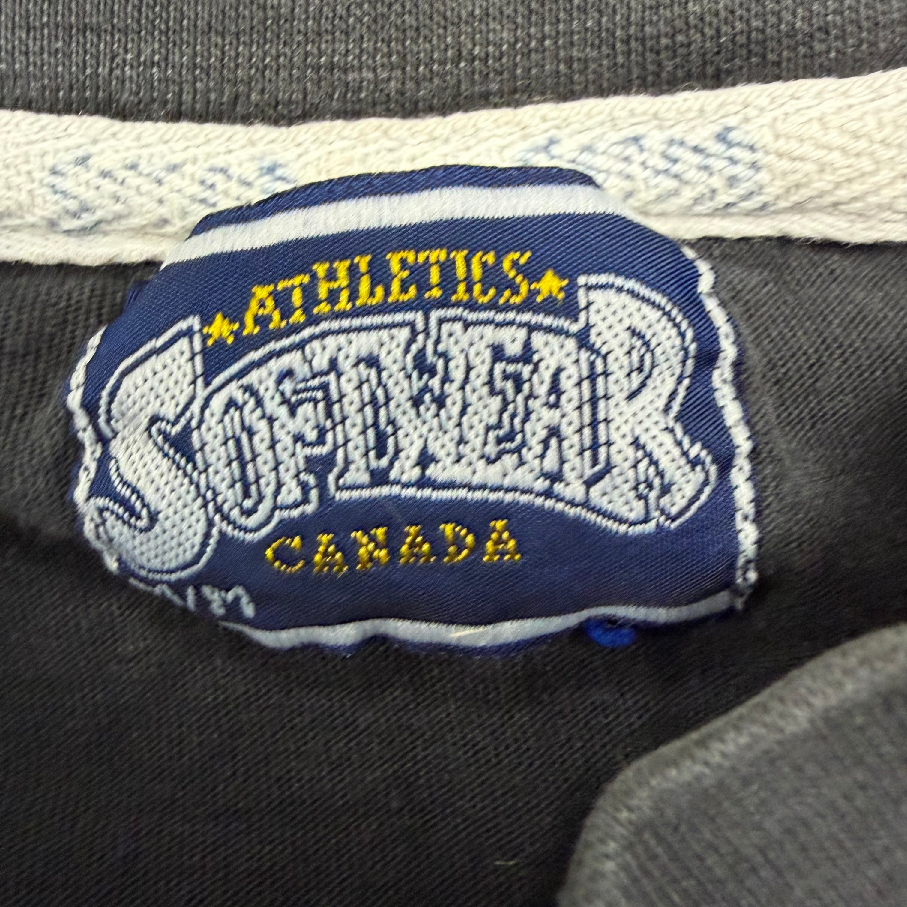 1993 Athletics Software MLB Chicago White Sox Logo Tee Faded Black