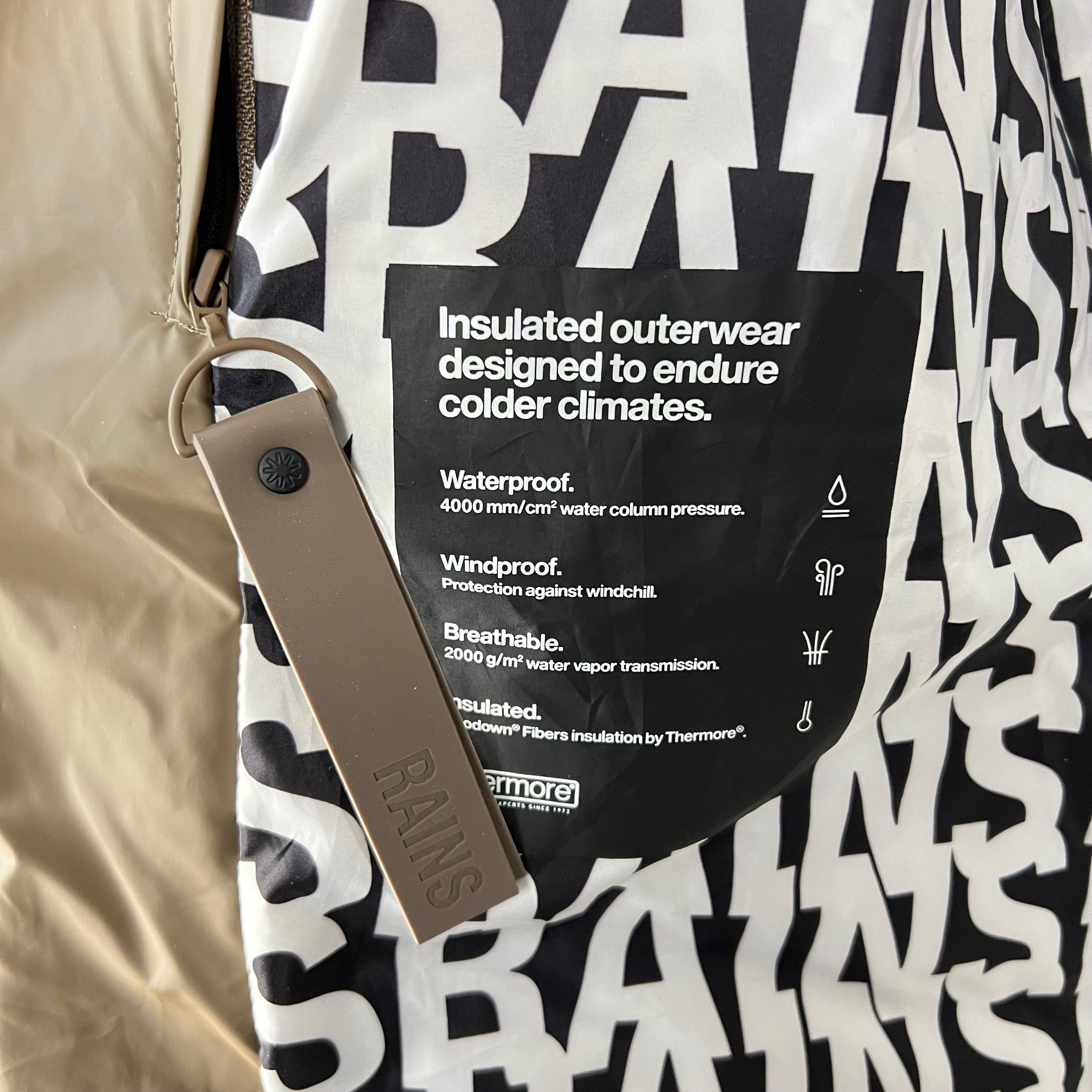 Rains Block Puffer Jacket Woods