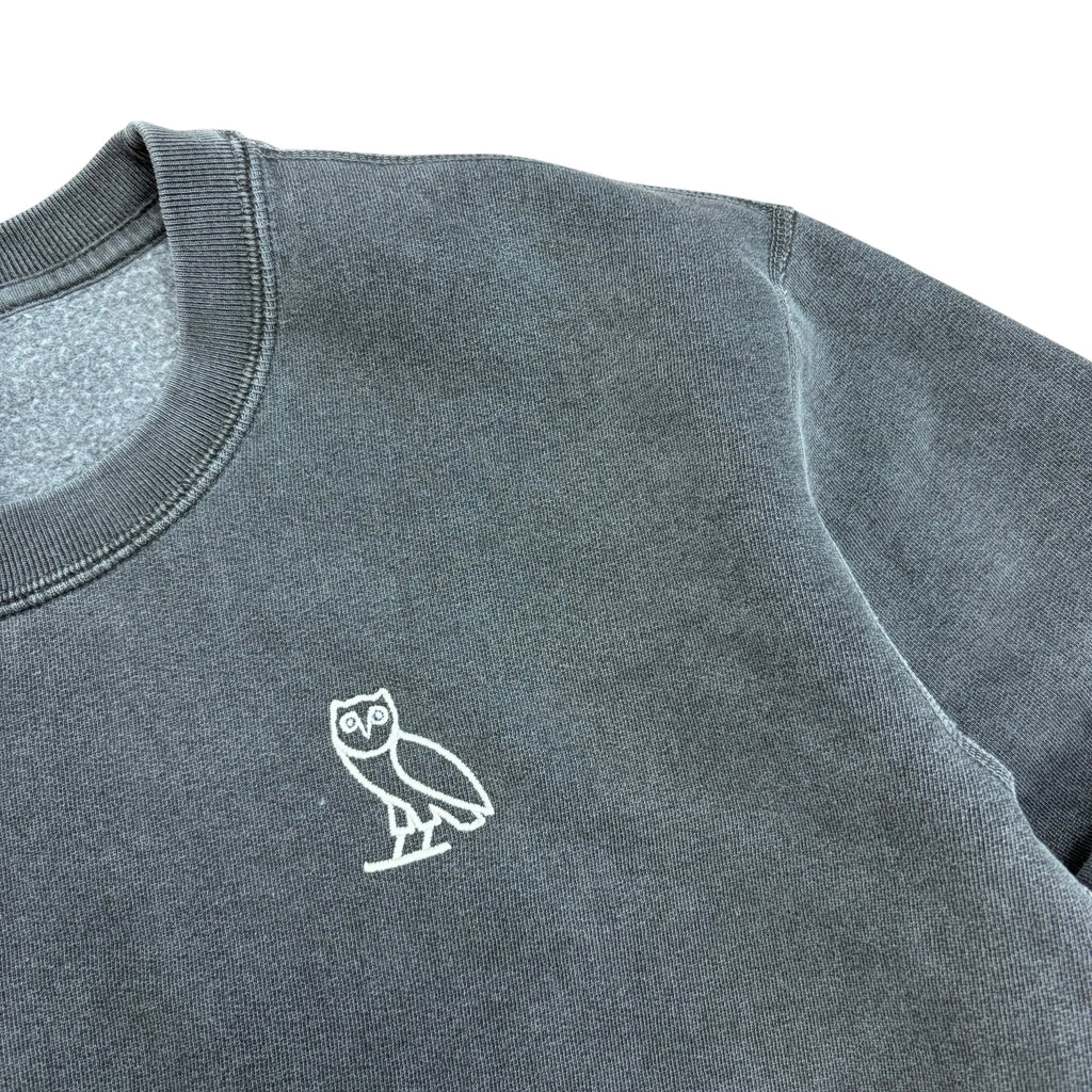 OVO Women’s Garment Dyed Crewneck Washed Black