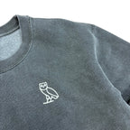OVO Women’s Garment Dyed Crewneck Washed Black