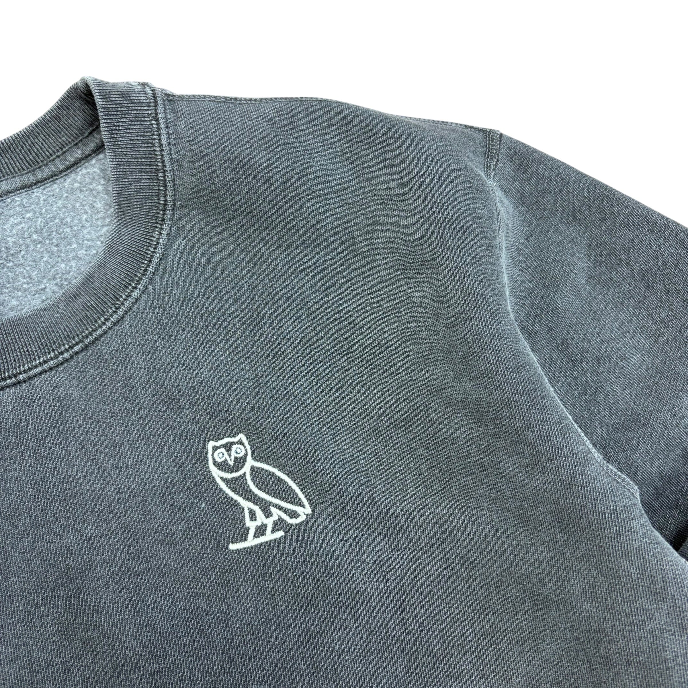 OVO Women’s Garment Dyed Crewneck Washed Black