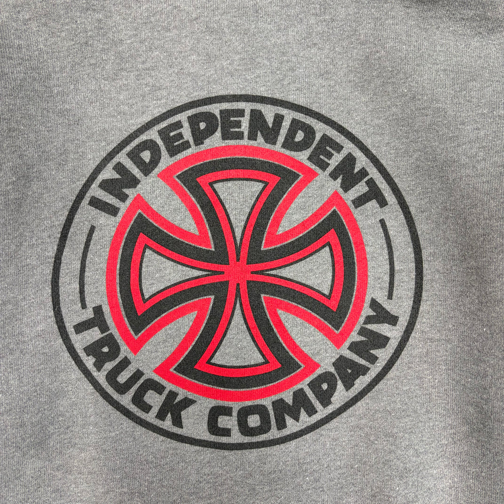 Vintage Independent Full Zip Hoodie Grey