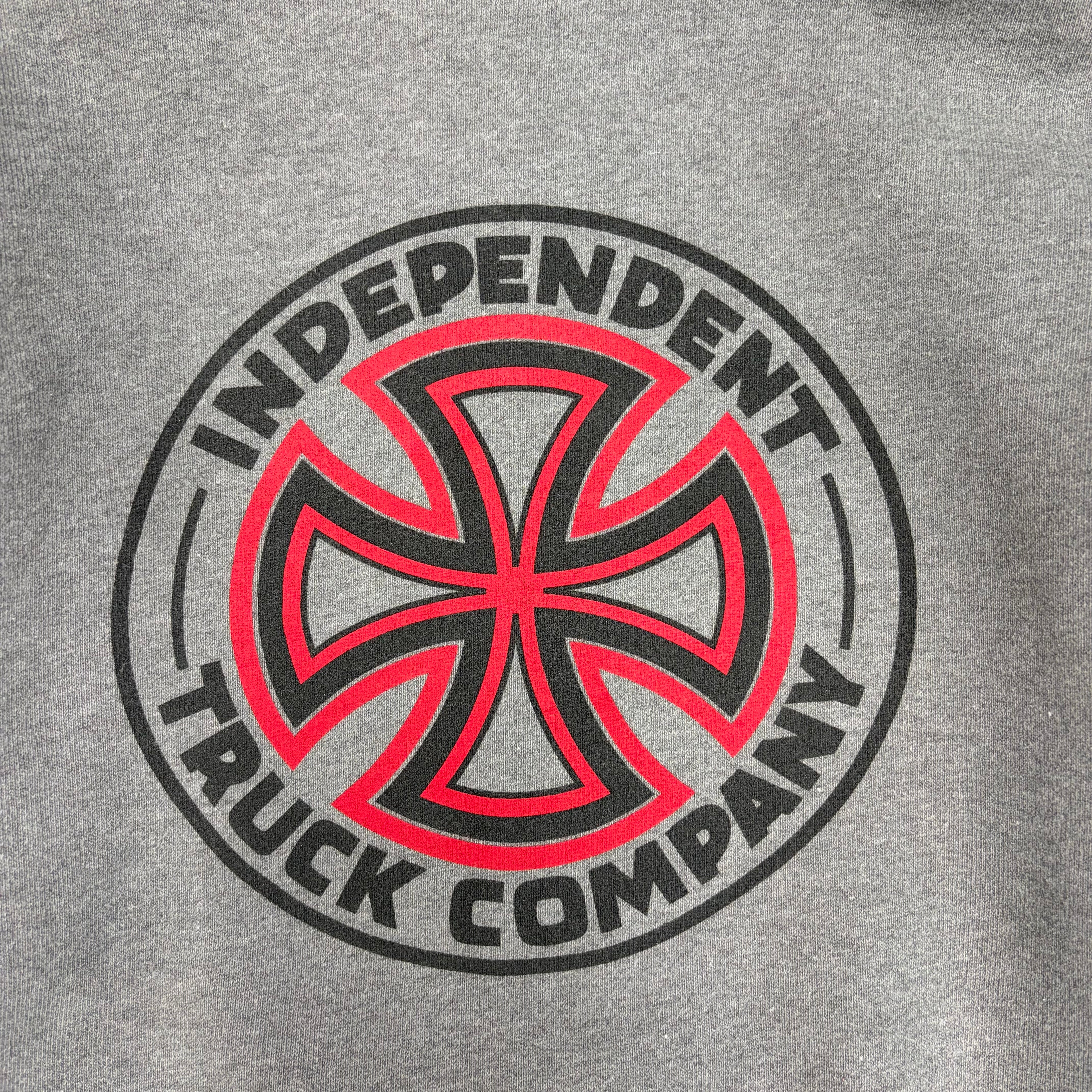Vintage Independent Full Zip Hoodie Grey