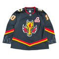 Vintage Fanatics Premium NHL Calgary Flames Johnathan Huberdeau Alternate Jersey