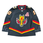 Vintage Fanatics Premium NHL Calgary Flames Johnathan Huberdeau Alternate Jersey