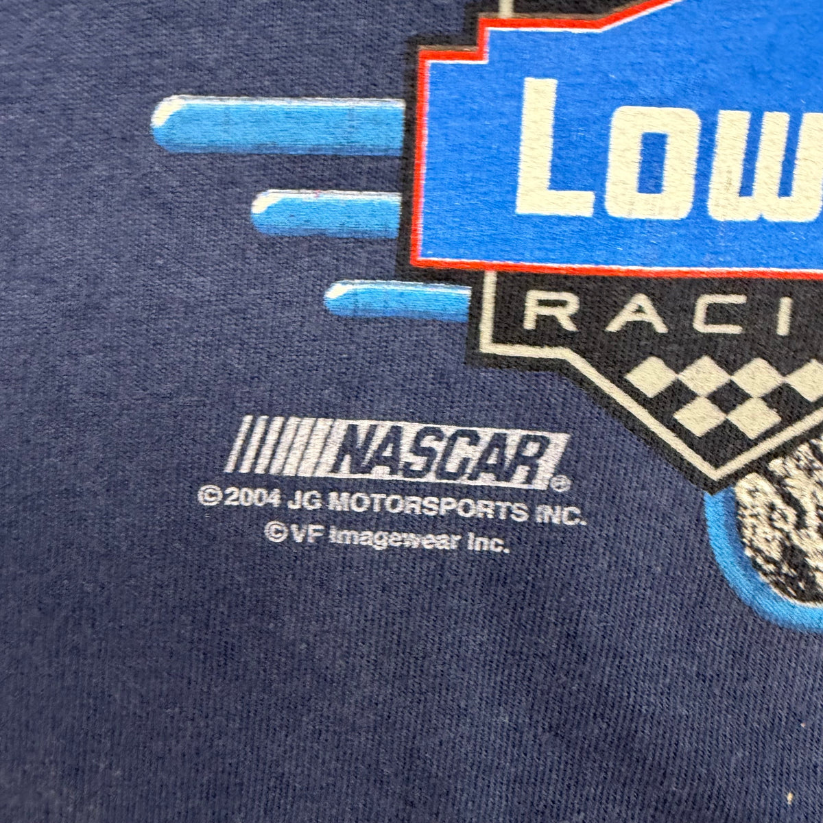 2004 NASCAR Jimmy Johnson Performance Leader Graphic Tee Navy