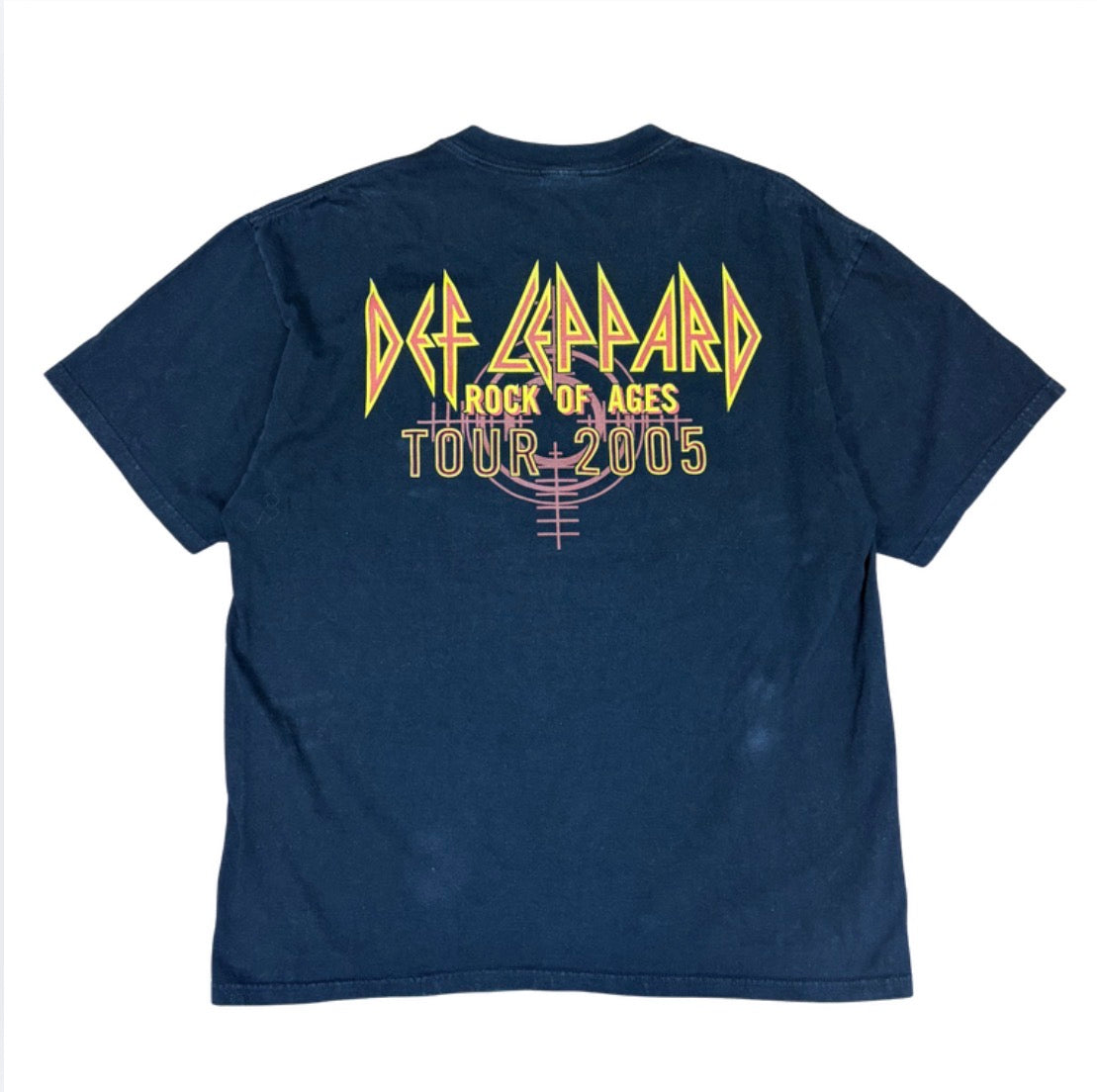 2005 Def Leppard “Rock Of Ages” Tour Tee Black