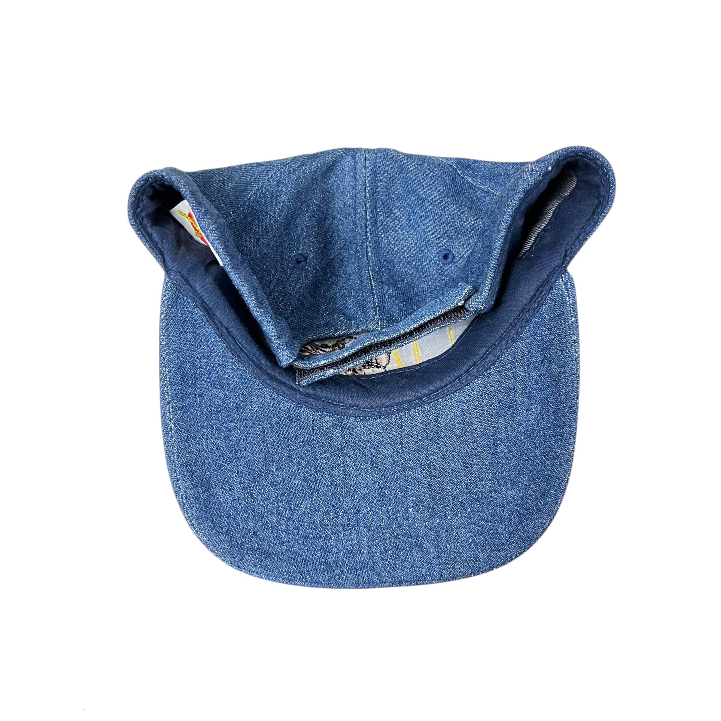 2002 Looney Tunes Taz Embroidered StrapBack Blue
