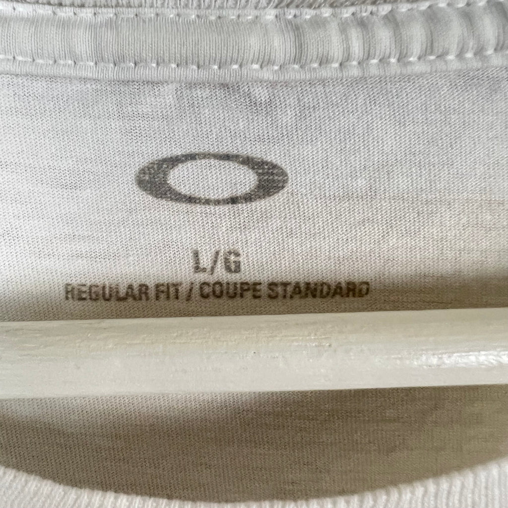 Vintage Oakley Logo Tee White