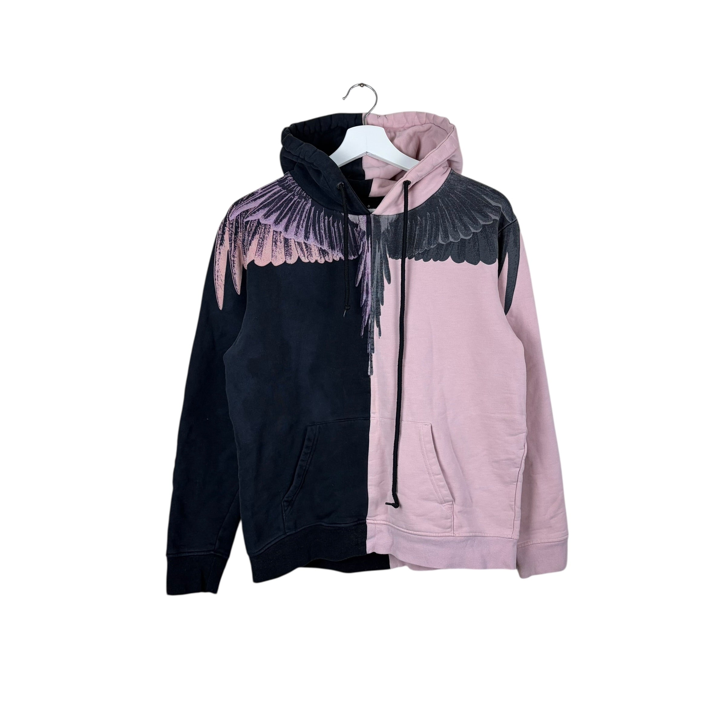 Marcelo Burlon Aish Hoodie Black/Pink