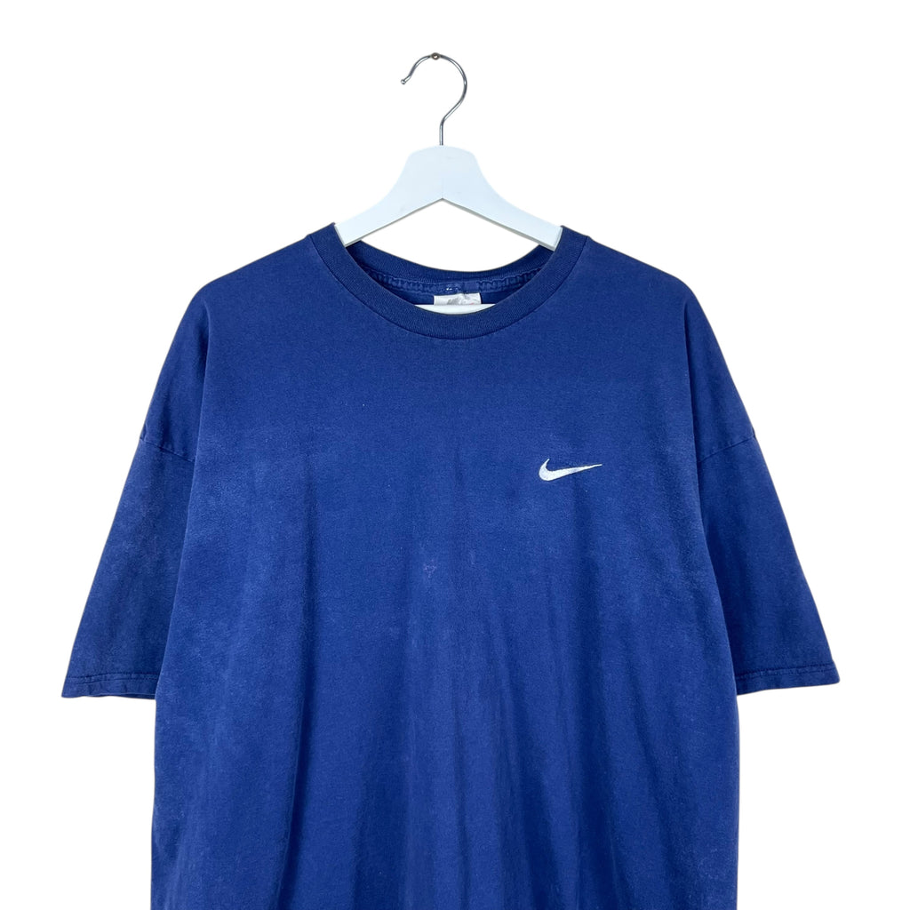 Vintage 90’s Nike Side Swoosh Tee Navy