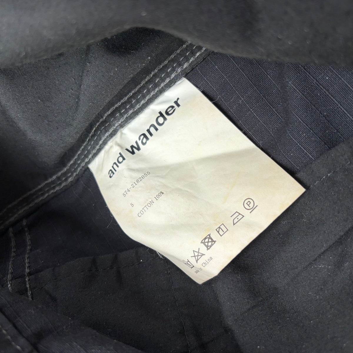 and Wander x Grip Swany Takibi Pocket Utility Pants Black