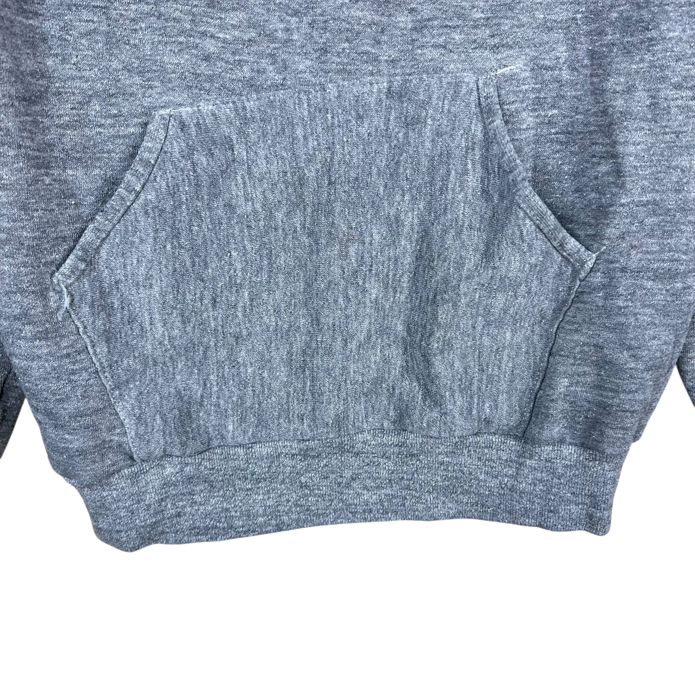 1970’s Russell Athletics Aberhart Athletics Logo Hoodie Faded Grey