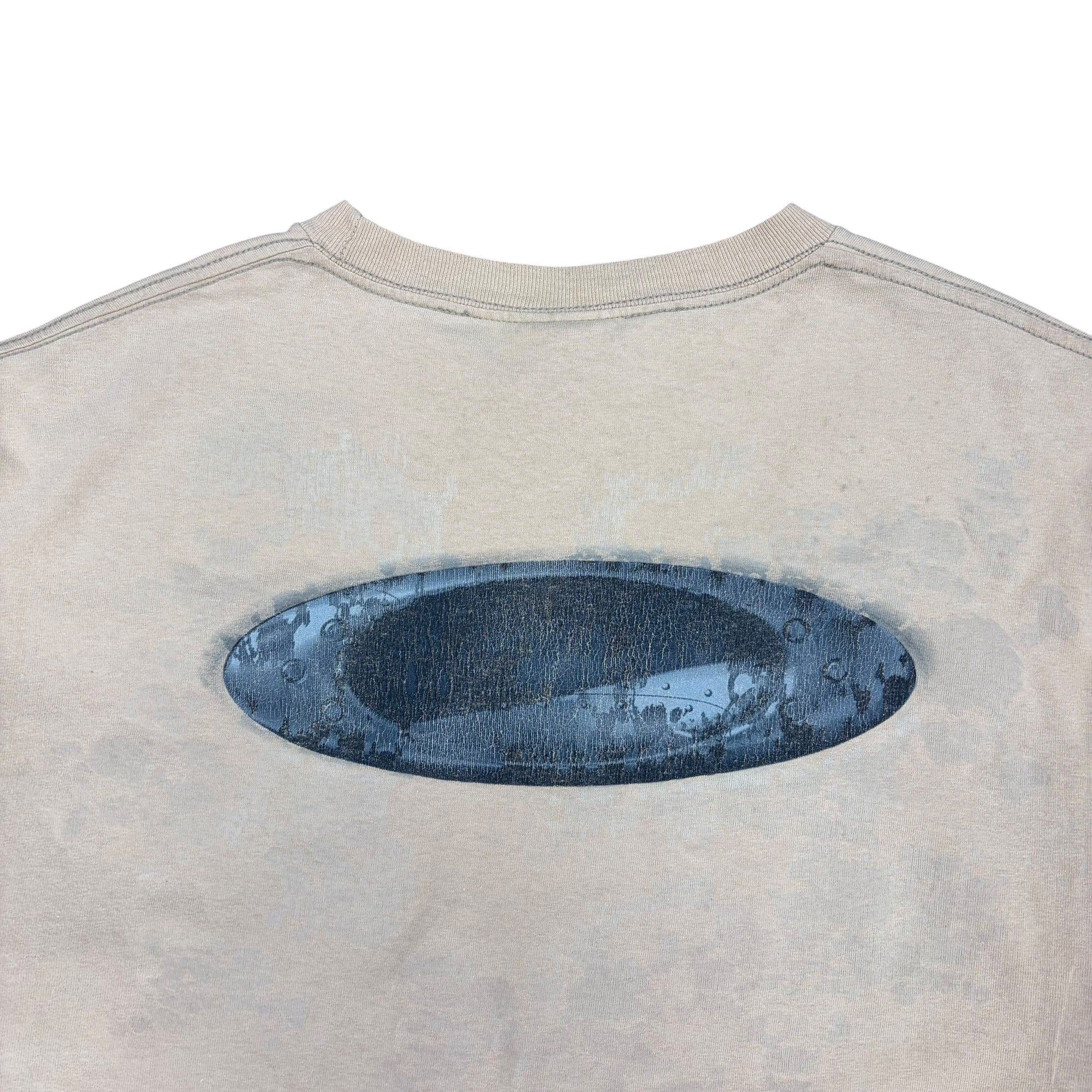Vintage Oakley Metal Logo Longsleeve Light Peach