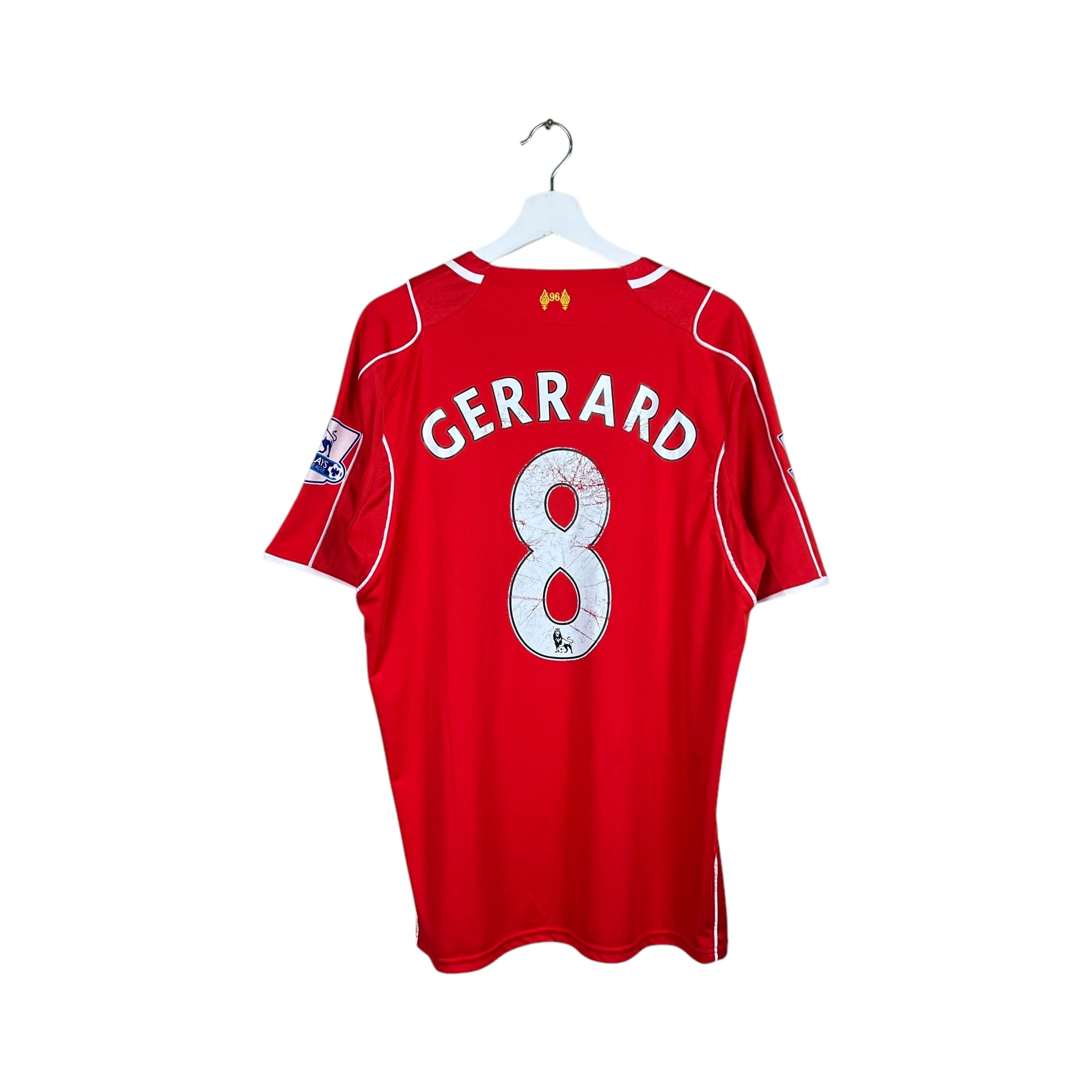 2014 Warrior Liverpool FC Steven Gerrard Home Jersey