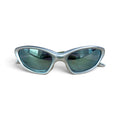 Oakley XX Twenty Iridium Sunglasses Silver/Emerald