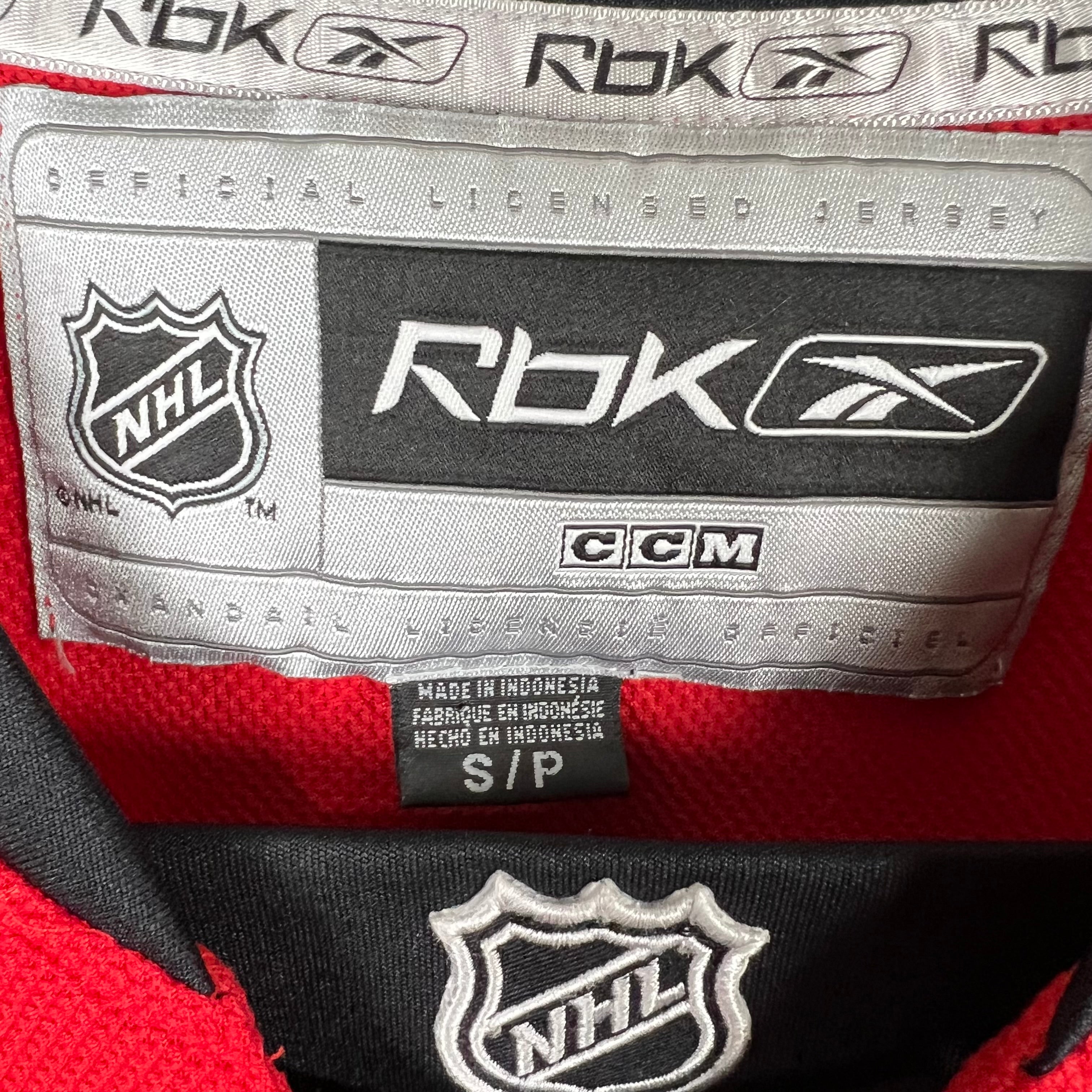 Vintage Reebok NHL Calgary Flames Blank Away Jersey