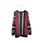 Vintage Tundra 3D Cable Multi Colour Knit