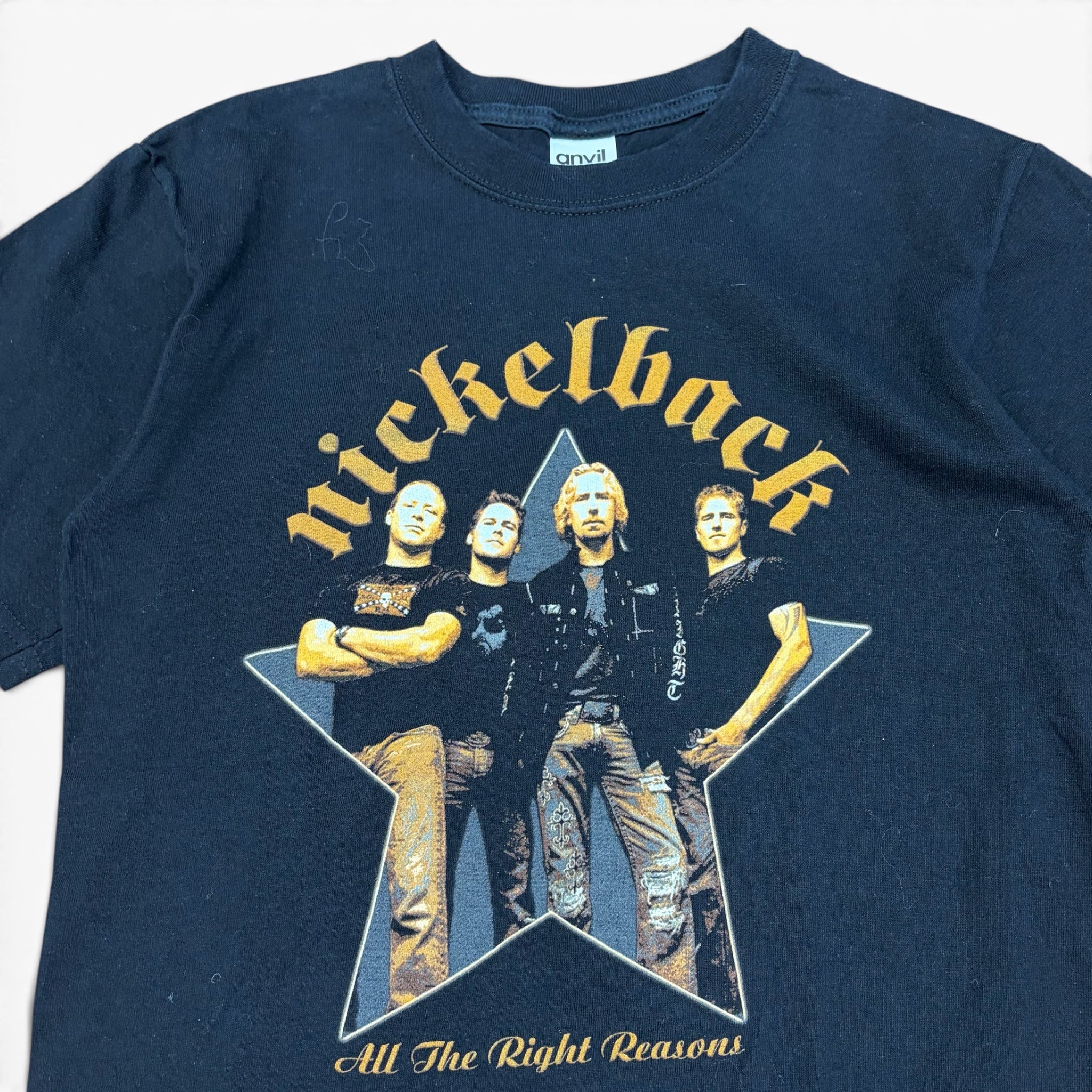 Vintage Nickleback “All The Right Reasons” Tour Tee Black