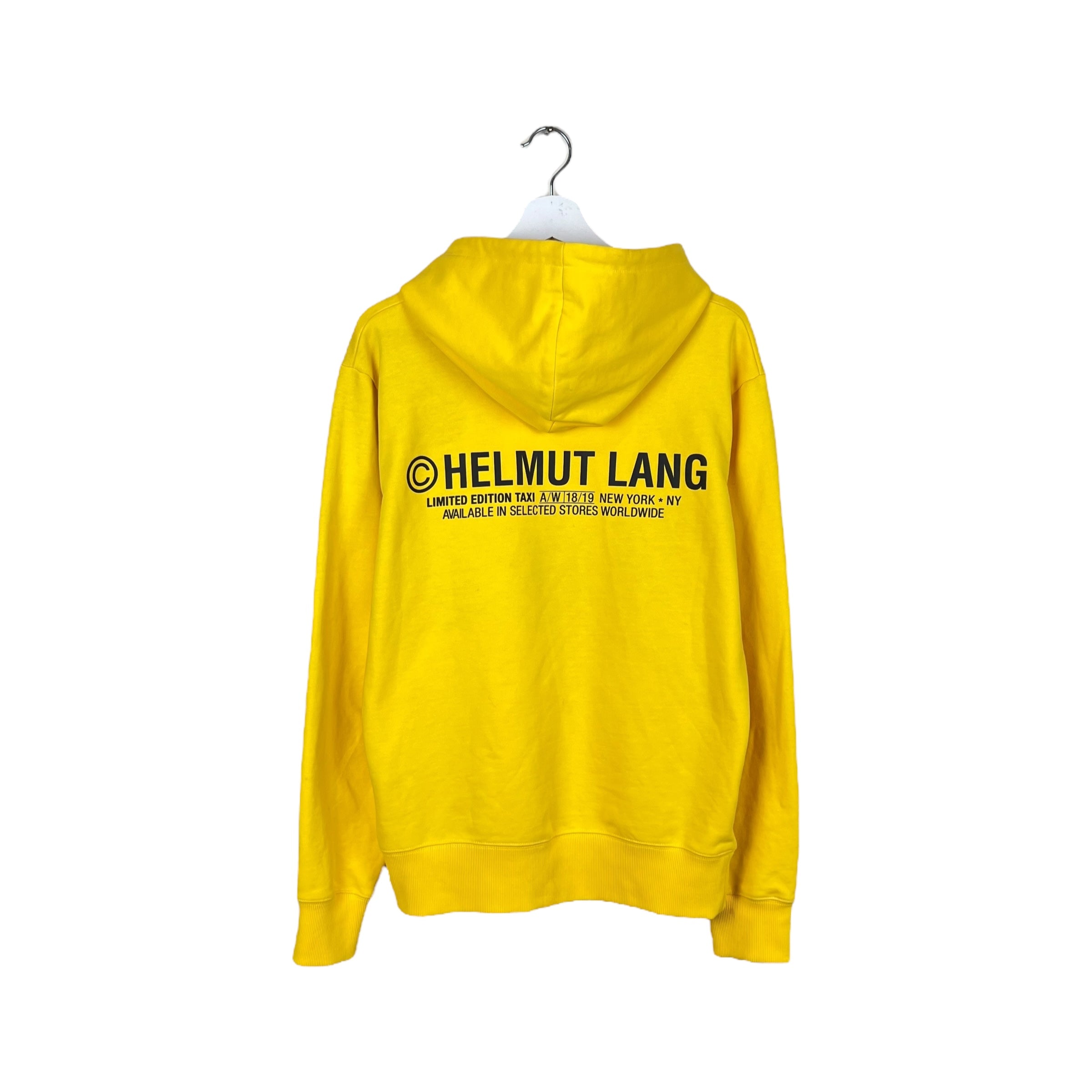 Helmut Lang Limited Edition “Taxi” Hoodie Yellow Gold