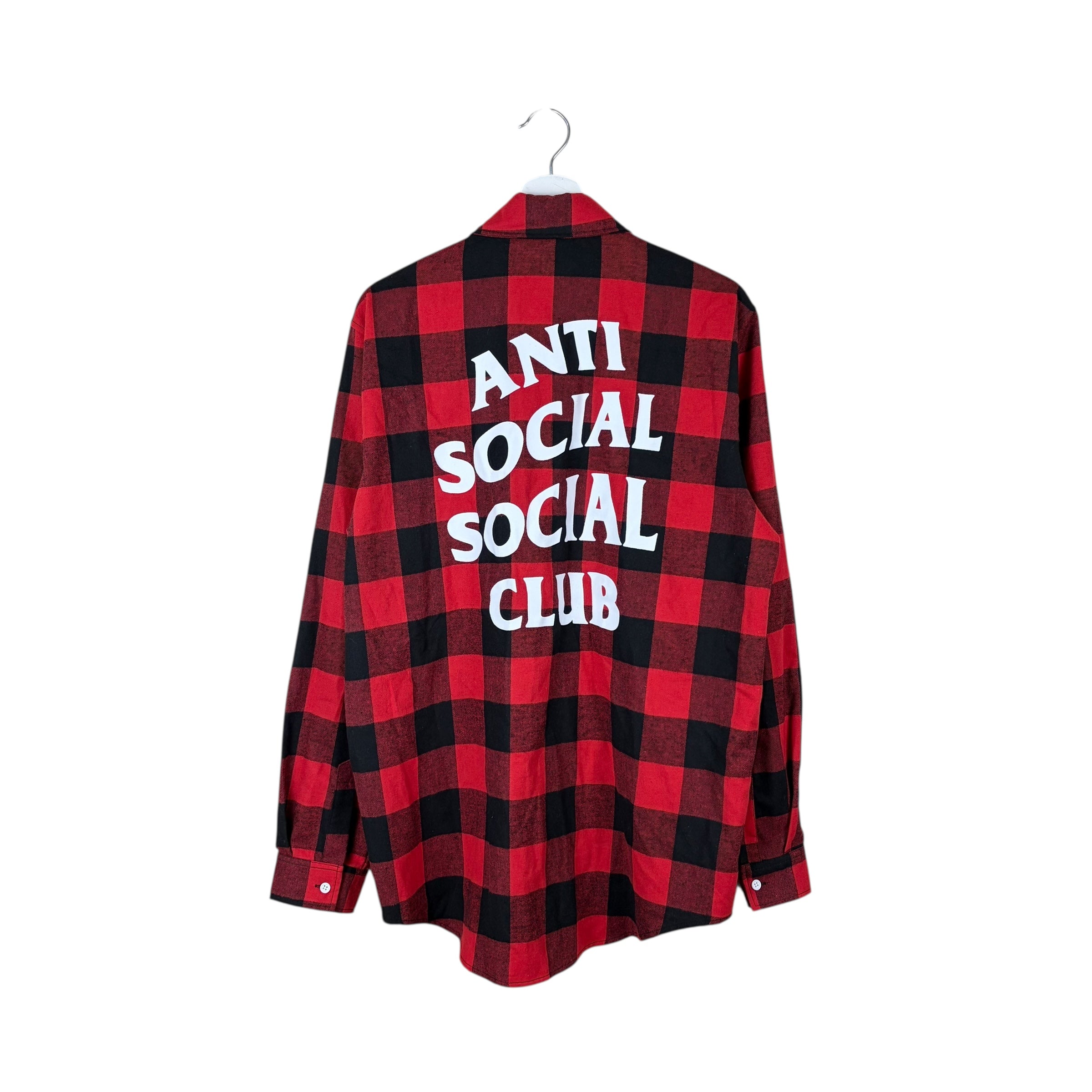 Anti Social Social Club Flannel Black/Red
