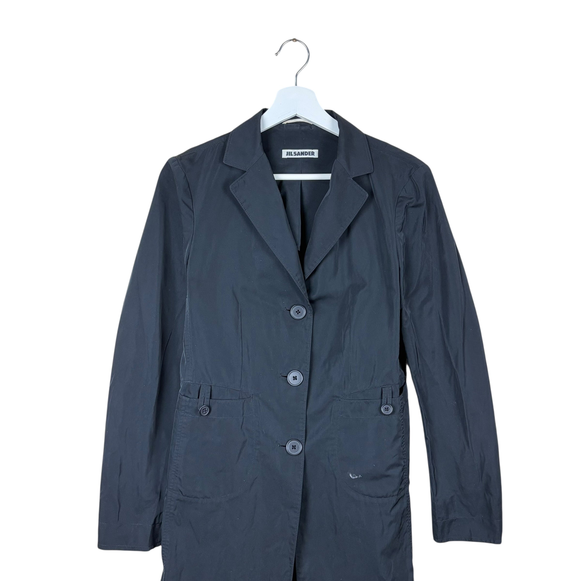 Jil Sander Women’s Polyester Trench Coat Black