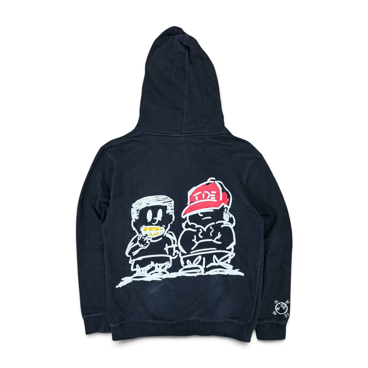 Vintage TDE Isaiah Rashad Top Dog & Sunny Hoodie Black
