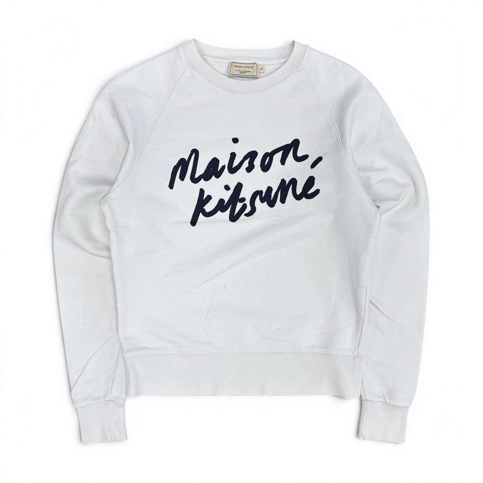 Maison Kitsuné Script Spellout White