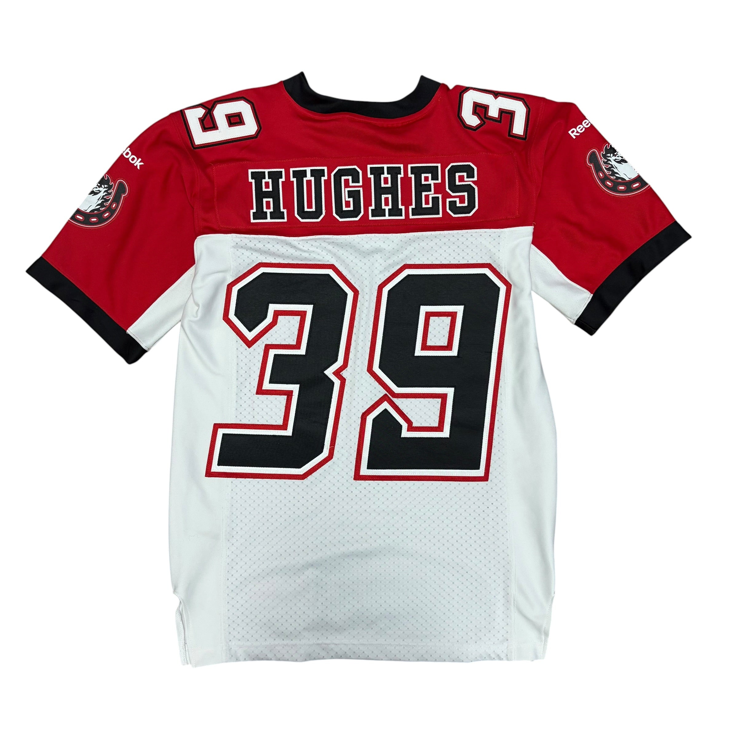 Vintage Reebok CFL Calgary Stampeders Charleston Hughes Home Jersey