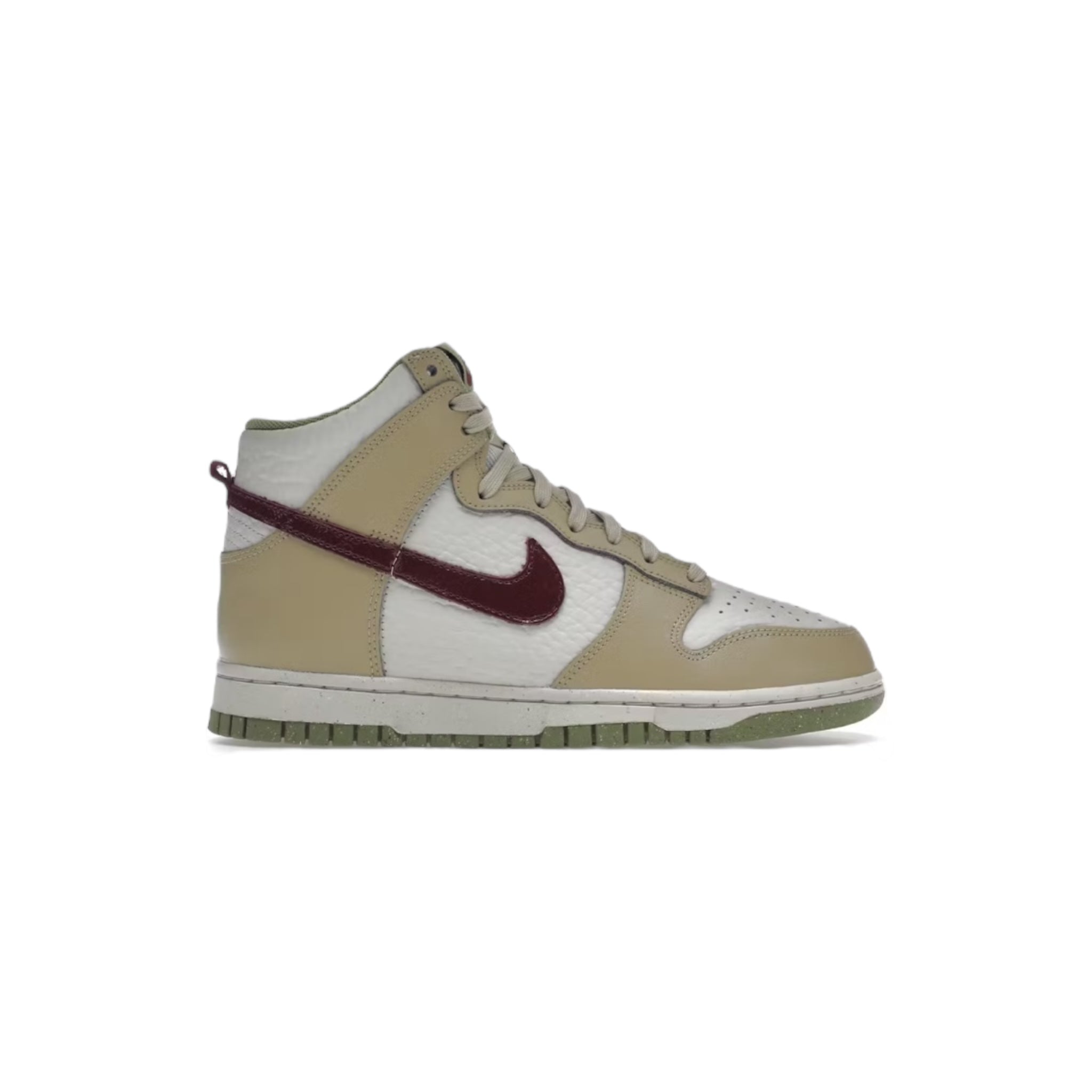 Nike Dunk High Tumbled Tan White Brown (W)