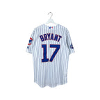 Vintage Majestic MLB Chicago Cubs Kris Bryant World Series Champions Home Jersey
