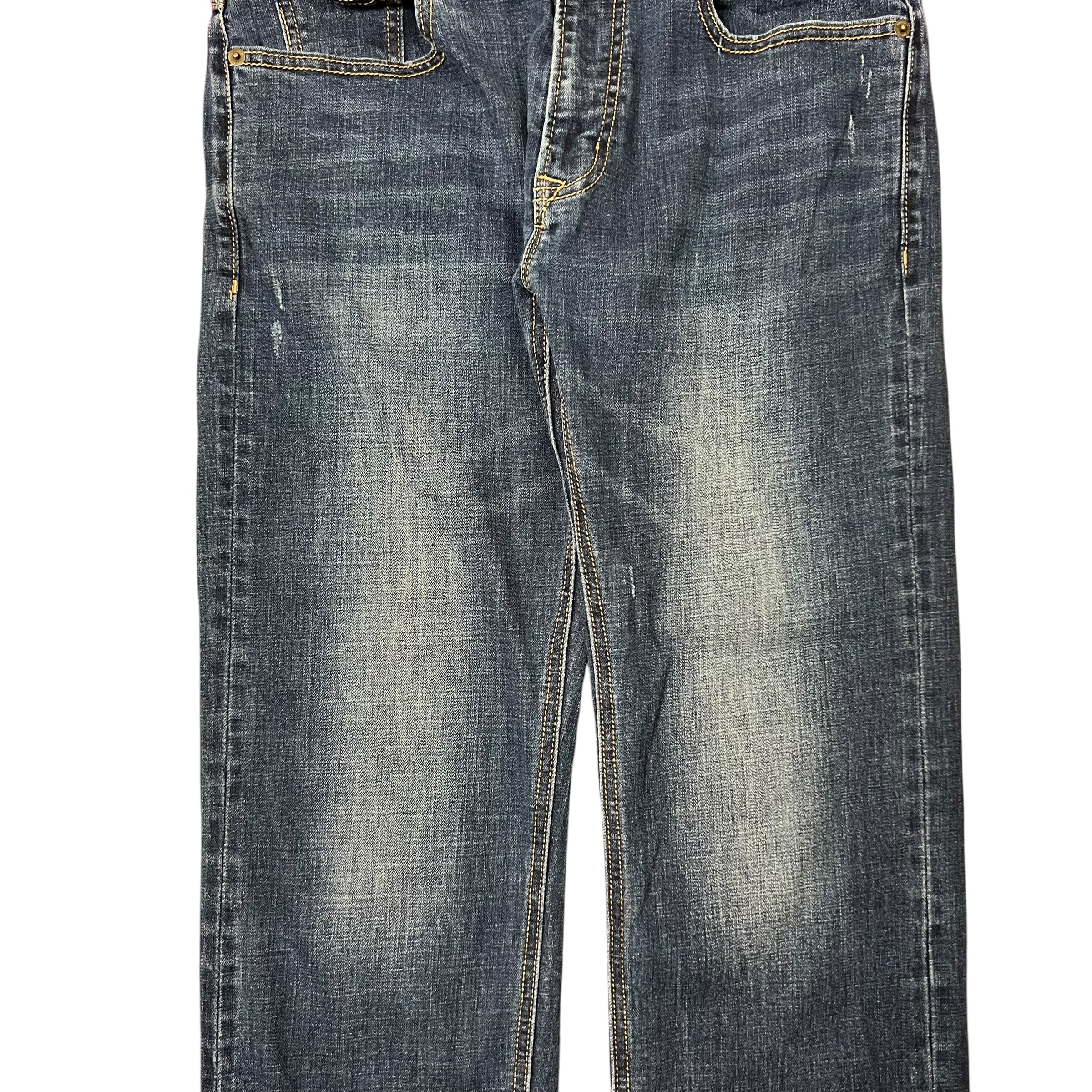 Evisu Straight Fit Jeans Dark Indigo