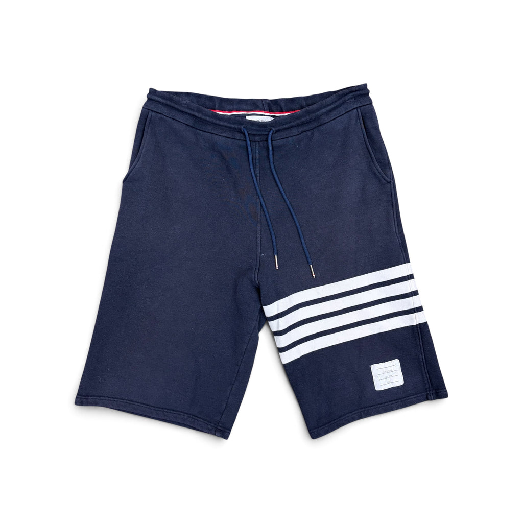 Thom Browne 4 Bar Sweat Shorts Navy