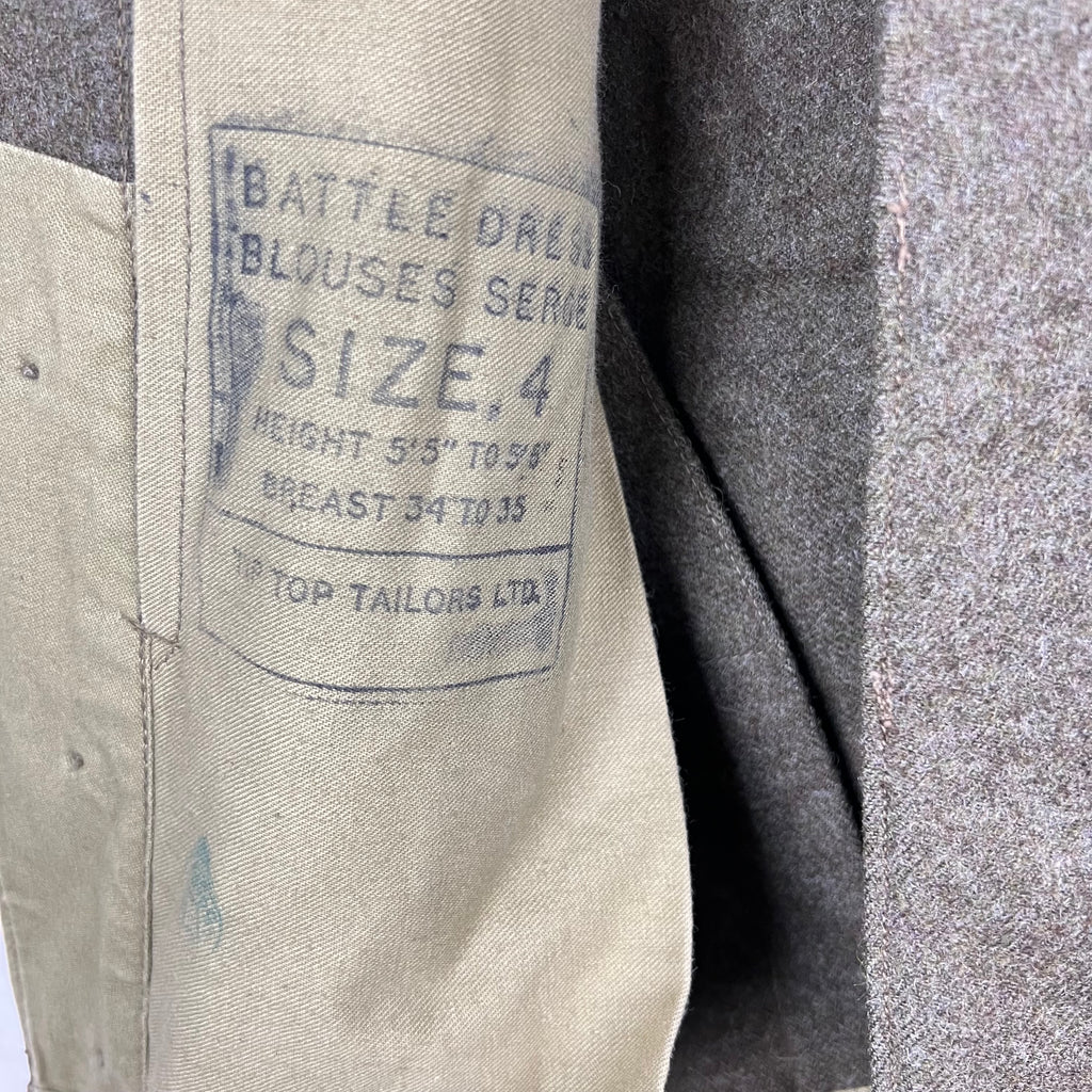 Vintage World War II Military Women’s Battle Dress Wool Jacket