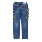 Y2K Ed Hardy Women’s Eagle/Snake Embroidered Jeans Dark Wash