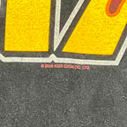 2005 KISS Flaming Logo Tee Black