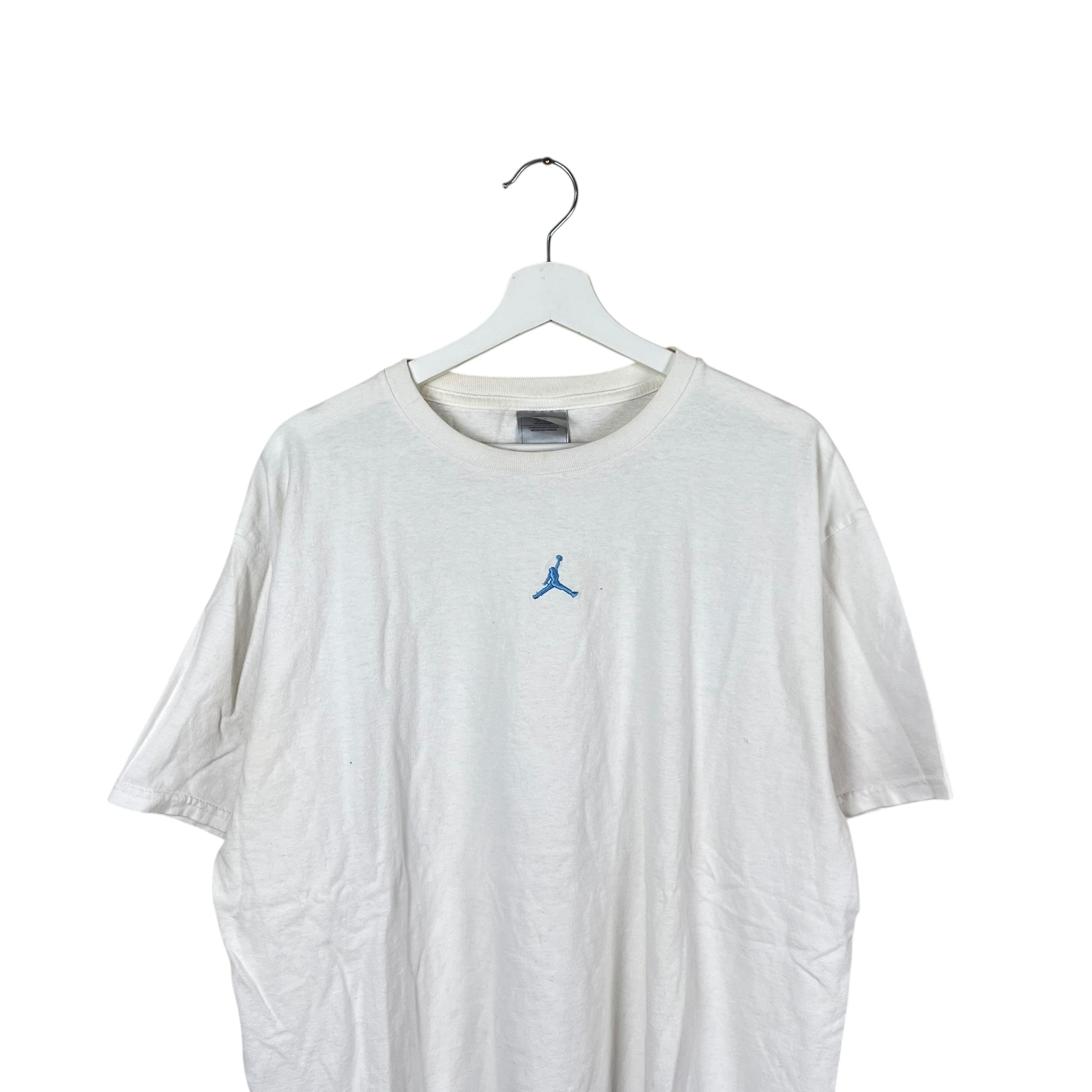 Vintage Y2K Nike Jordan Logo Embroidered Tee White