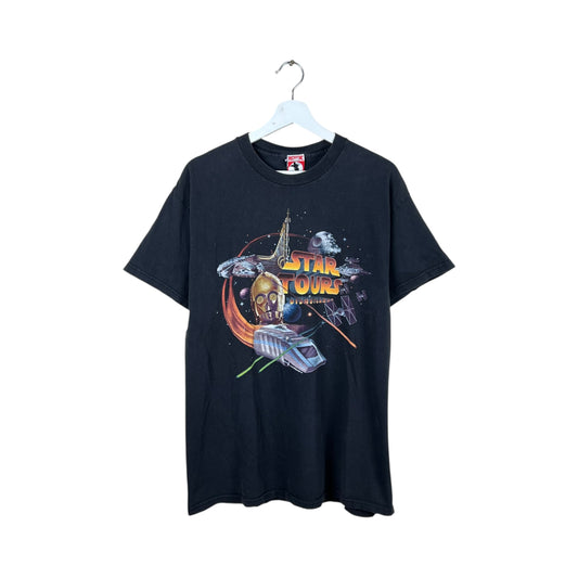 Vintage Disney Star Tours Tee Black