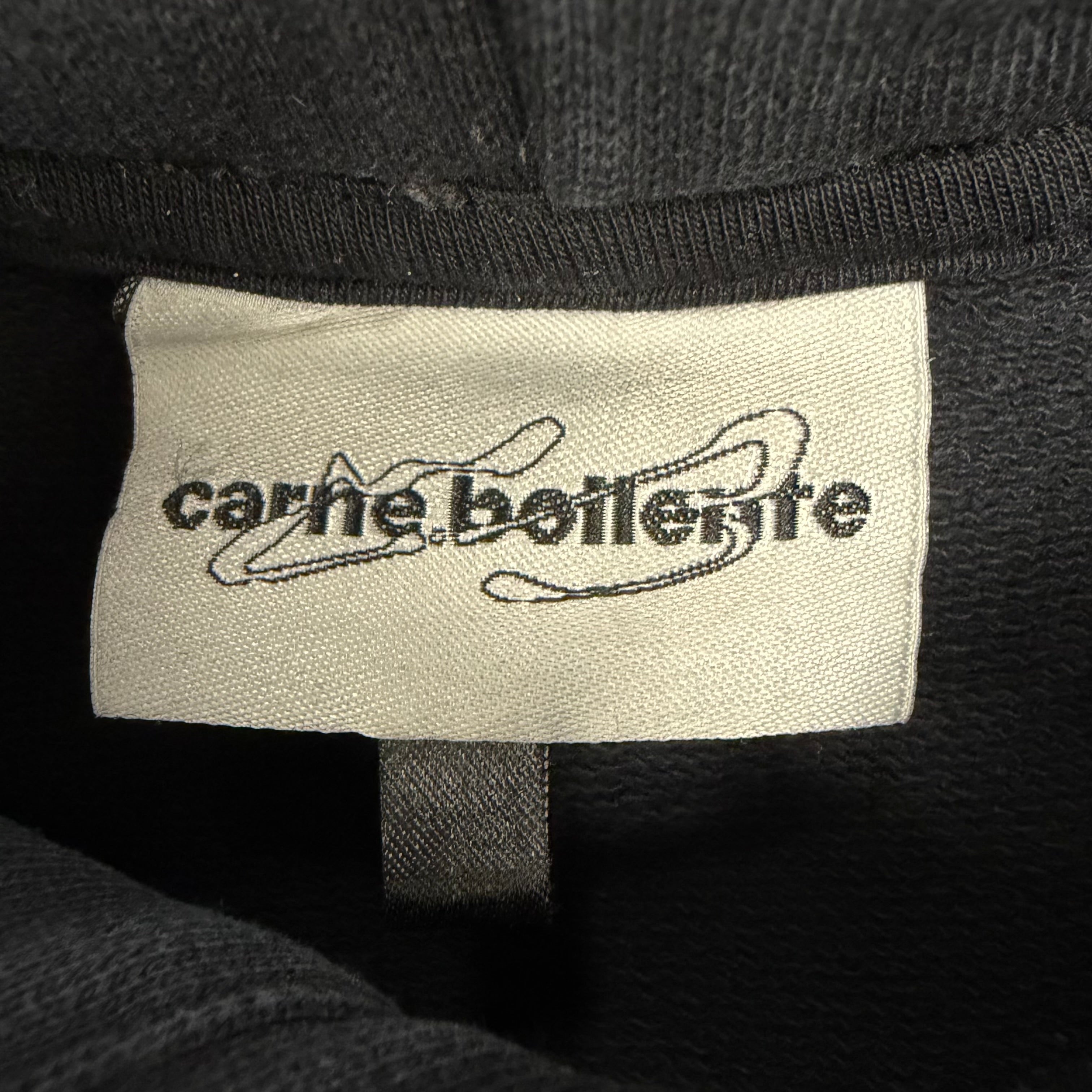 Carne Bollente Woman Line Art Hoodie Black