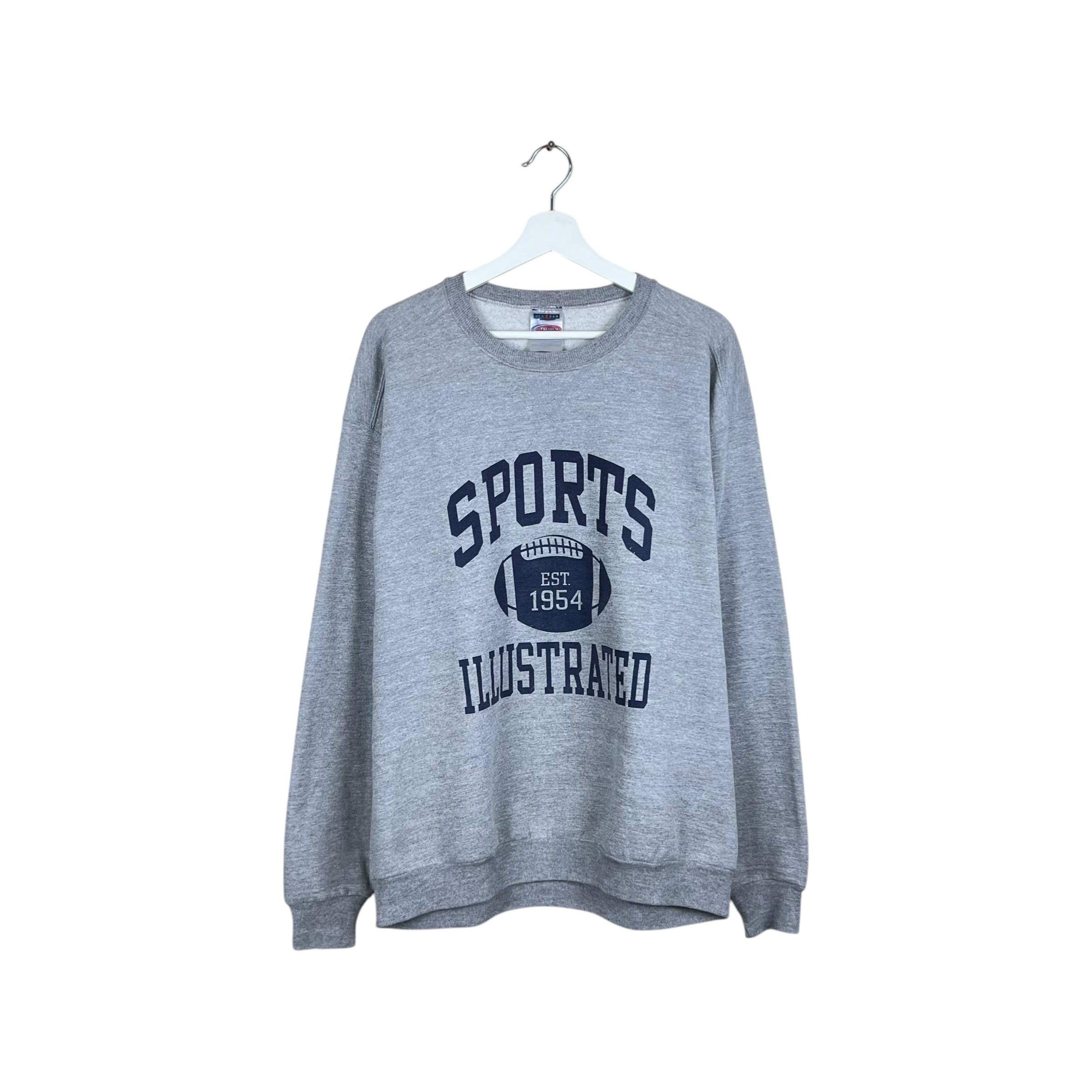 Vintage Sports Illustrated Arch Logo Crewneck Grey
