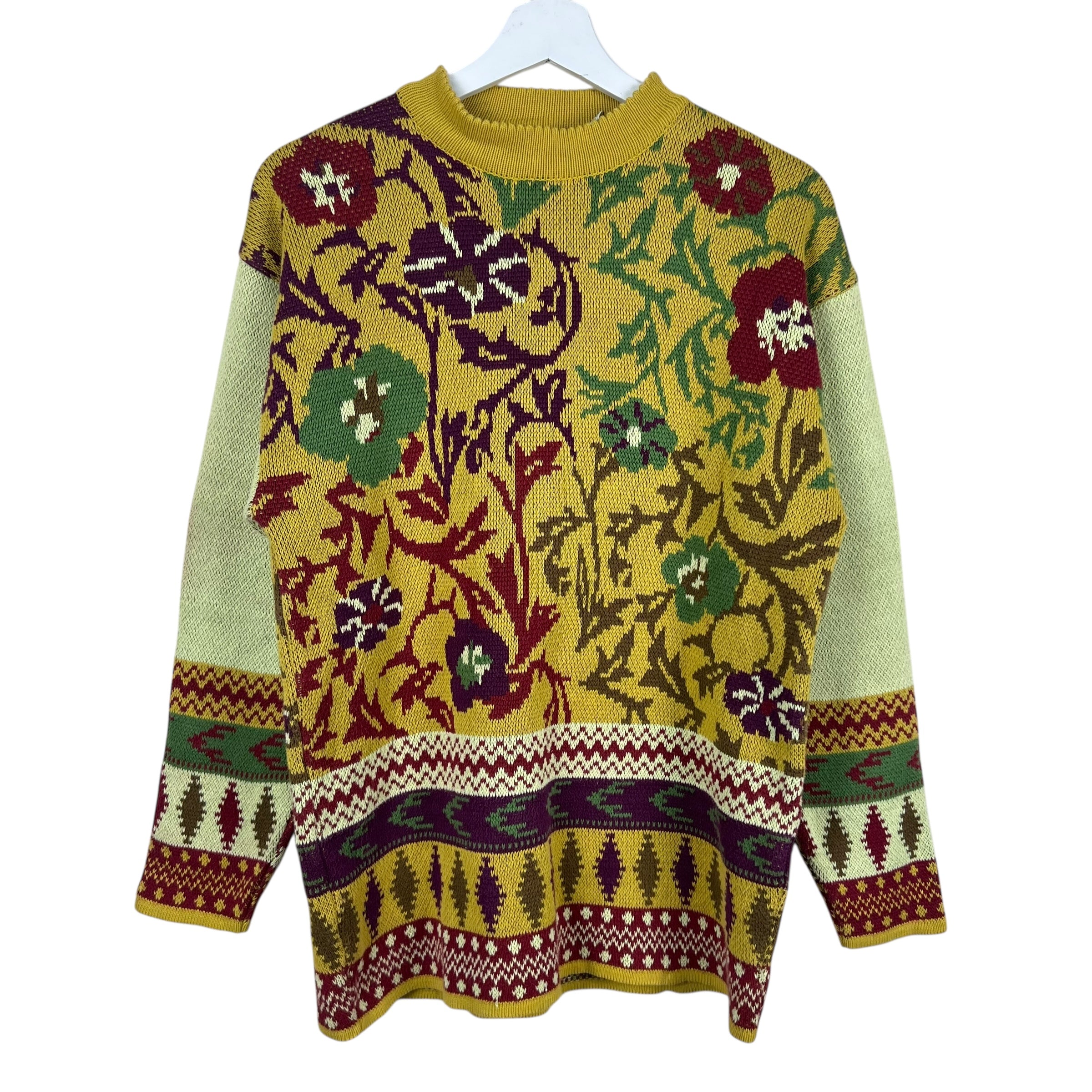 Vintage Marc O’Polo Women’s Floral Design Knit Multi