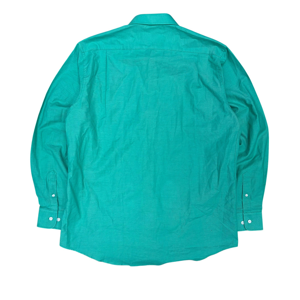 Vintage Valentino Super Soft Button Up Shirt Emerald Green